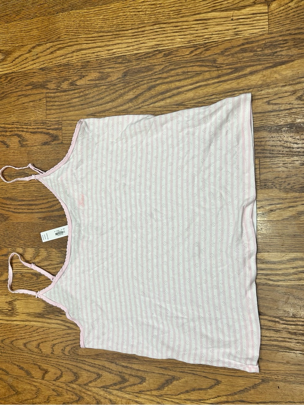 Victoria’s Secret PINK Pajama Set XXL Pink Stripe Cami & Shorts - Picture 4 of 5